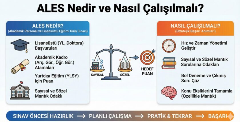 ALES Nedir ve Nasıl Çalışılmalı?
