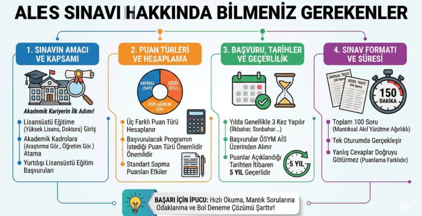 ALES Sınavı Hakkında Bilmeniz Gerekenler