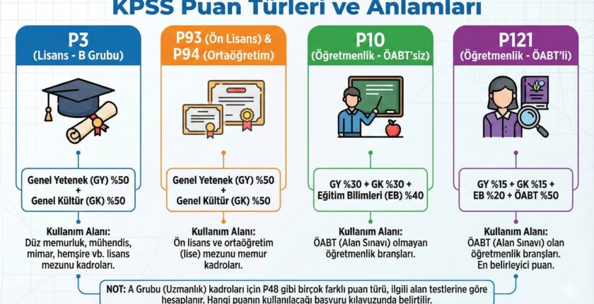 Kpss Puan Türleri ve Anlamları