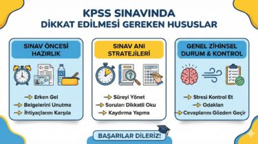 Kpss Sınavında Dikkat Edilmesi Gereken Hususlar